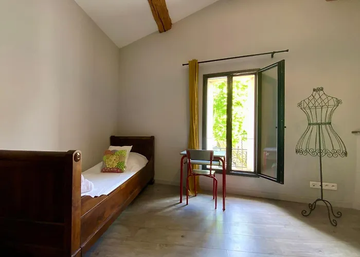 Hébergement de vacances La Maison De La Place - Charming House With Swimming Pool & Exposed Stone Mudaison
