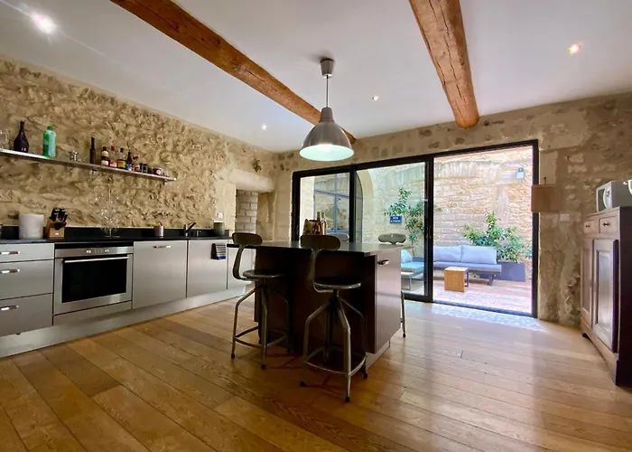 La Maison De La Place - Charming House With Swimming Pool & Exposed Stone Hébergement de vacances Mudaison